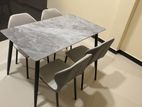 Granite Dining Table with Chairs