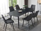 granite dining table with chairs