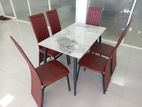 Granite Dining Table with Chairs