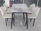 granite dining table with chairs