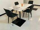 Granite Dining Table with Chairs