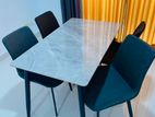 Granite Dining Table with Chairs