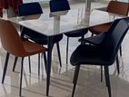 Granite Dining Table with Chairs