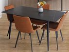 Granite Dining Table with Chairs