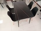 Granite Dining Table with Chairs