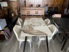 Granite Dining Table with Chairs