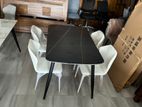 Granite Dining Table with Chairs