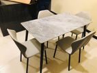 Granite Dining Table with Chairs