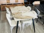 Granite Dining Table with Chairs