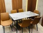 Granite Dining Table with Chairs