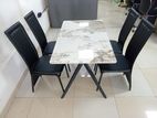 Granite Dining Table with chairs