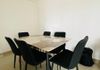 Granite Dining Table with Cushion Chairs