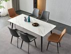Granite Dining Tables with Cushion Chairs