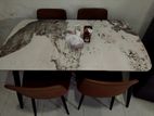 Granite Table with 4 Chairs