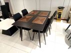 Granite Top 4 Chair Dining Table -GT415