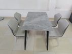 Granite Top Dining Table 4 Chair Set K37