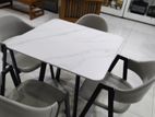 Granite Top Dining Table with chair