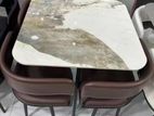 GRANITE TOP DINNING SET