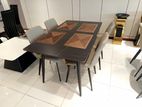 Granite Top Modern Dining Table Set 🍽️ GT415