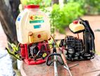 Grass Cutting with Chemical Pump Machine