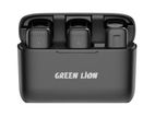 Green Lion 2 in 1 Wireless Microphone with Type-C Connector – Black(New)