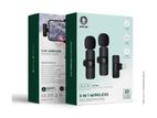 Green Lion 3 in 1 Wireless Microphone (New)
