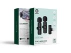 Green Lion 3 in 1 Wireless Microphone(USB-A,Type-C,Lightning) (SKU-6454)