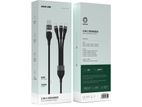 Green Lion 3 in 2 Braided Fast Charging Cable