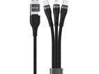 Green Lion 3 in 2 Braided Fast Charging Cable