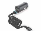 Green Lion 45W PD Car Charger, Type-C Port & Lightning Cable