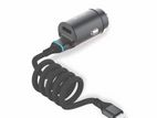 Green Lion 45W PD Car Charger, Type-C Port & Lightning Cable (SKU: 6684)