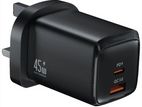 Green Lion G-Charge Series 45W Dual Port Wall Charger