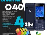 Greentel O40 4SIM Mobile (Brand New)