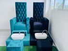 Salon Pedicure Chair with Footrest