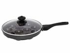 Grill Appam Cookware With Glass Lid