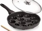 Grill Appam Cookware With Glass lid