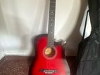 Red Color Guitar