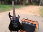 Guitar with Amplifier