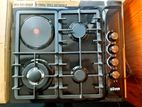 Guven 3 Gas Burners + 1 Electric Hot Plate Cooker Hob