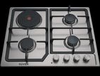 GUVEN (German) 3 Burner + 1 Electric Premium Gas Hob 60cm