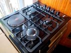 GUVEN (German Technology) 3 Gas Burner +1 Electric Hot Plate Cooker Hob