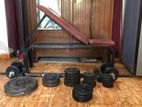 Gym Bench with 95 Kg Weights