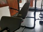Gym Bench with Weight Set
