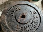 Gym Plates 65KG with Bars