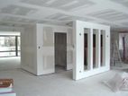 gypsum board partition