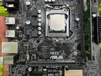Asus H110 Motherboard with Intel I3 7th Gen Processor