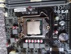 H61 Motherboard with Processor, Ram and Cooler