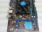 H61 Motherboard + i3 3rd GEN Processor DDR3 6GB RAM Stock Cooler