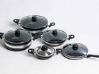 Hachi Non Stick Cookware Set (10 Pcs)