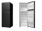 Haier 240L No Frost Double Door Inverter Refrigerator - Black Steel